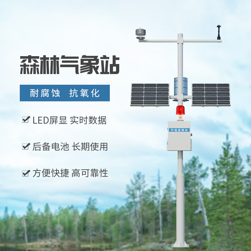 森林火險預警氣象站，創新保護森林持續發展工具